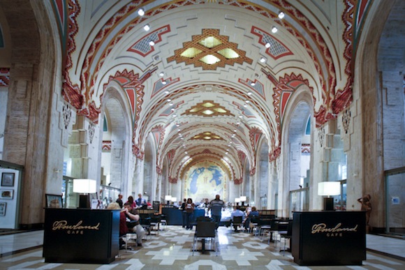 Rowland Cafe inside the Guardian Building