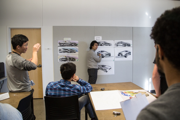 A design class at the Taubman Center for Design Education at CCS