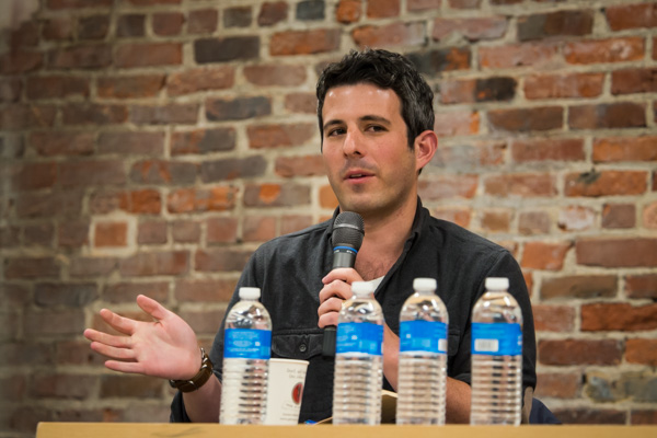 Chad Rochkind moderates the panel discussion