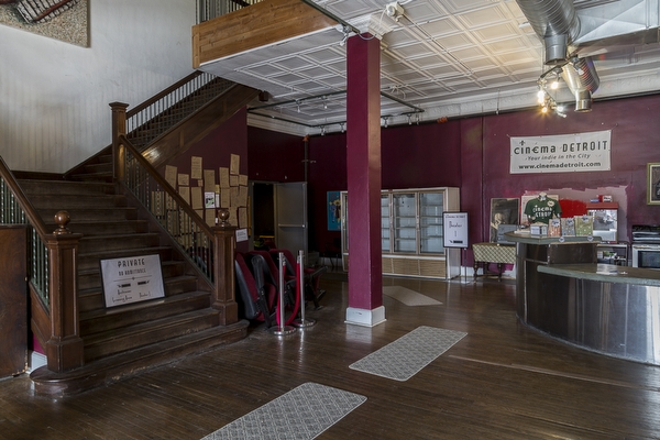 Cinema Detroit's lobby