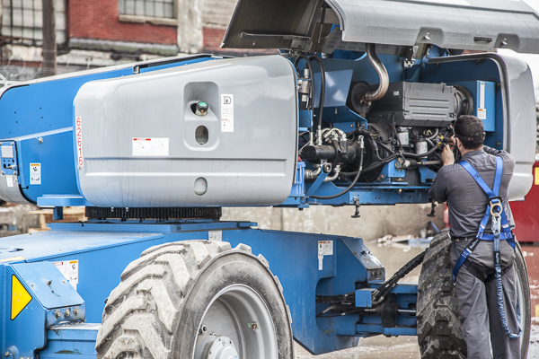 Alta Equipment's rental yard