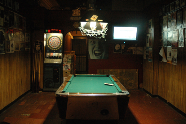 7 Brothers famed pool table and dart board