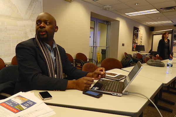 Jarrell Harris working at Focus: HOPE