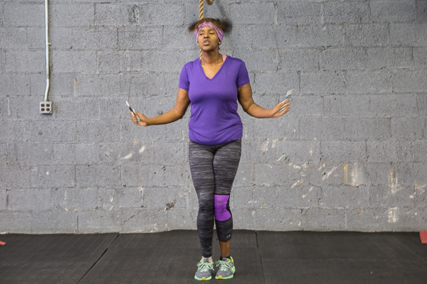 Working out at CrossFit BMW