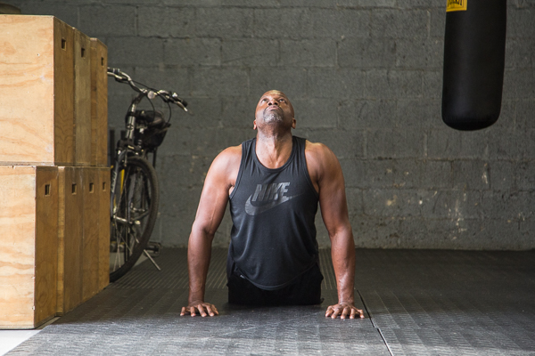 Working out at CrossFit BMW