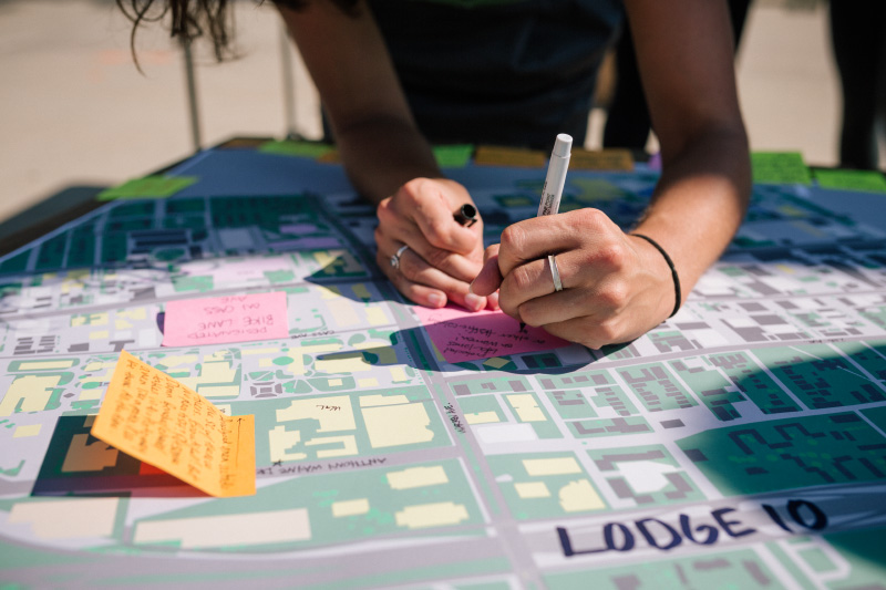 Placemaking visioning at Wayne State University